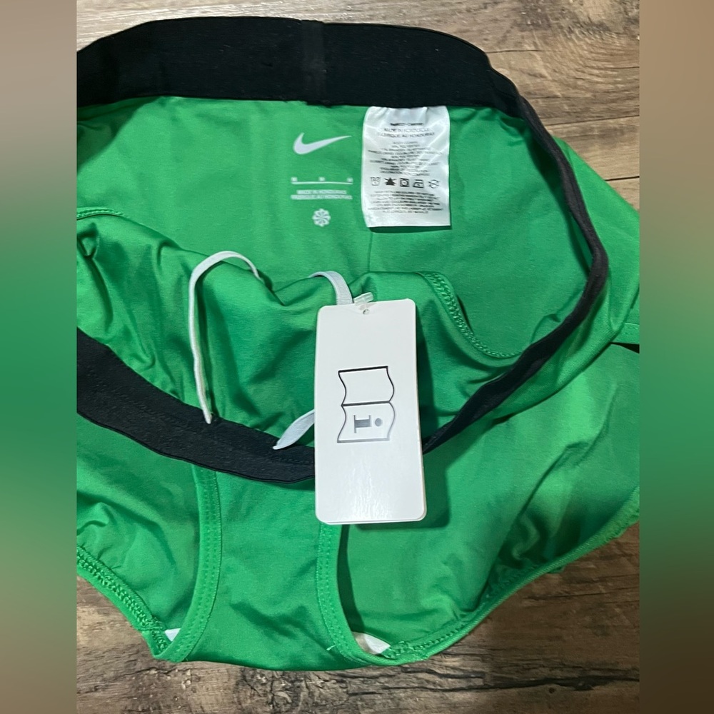 Nike Dri-FIT Custom Fast Running Brief Women's M Classic Green Bottom - Picture 2 of 7